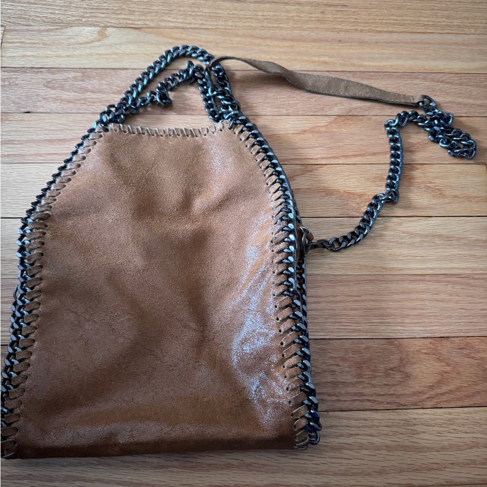 Chain leather bag
